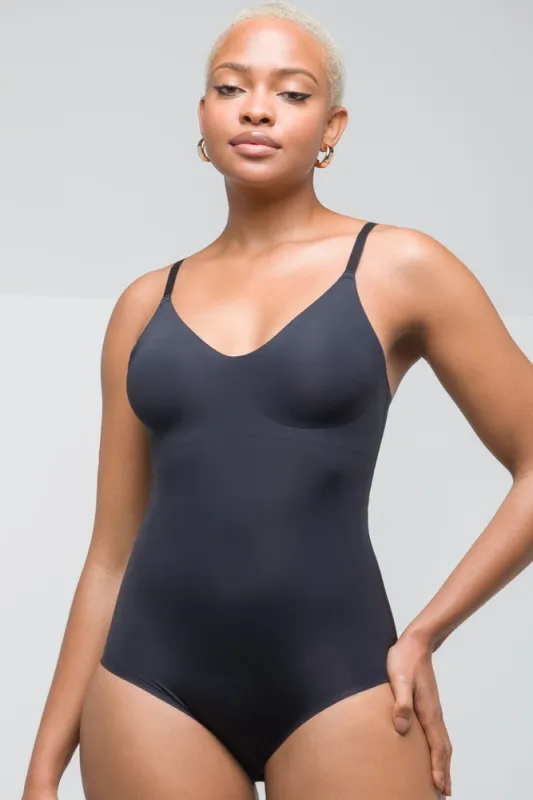 Bonded Shapewear Bodysuit Brief Black sold by Ackermas