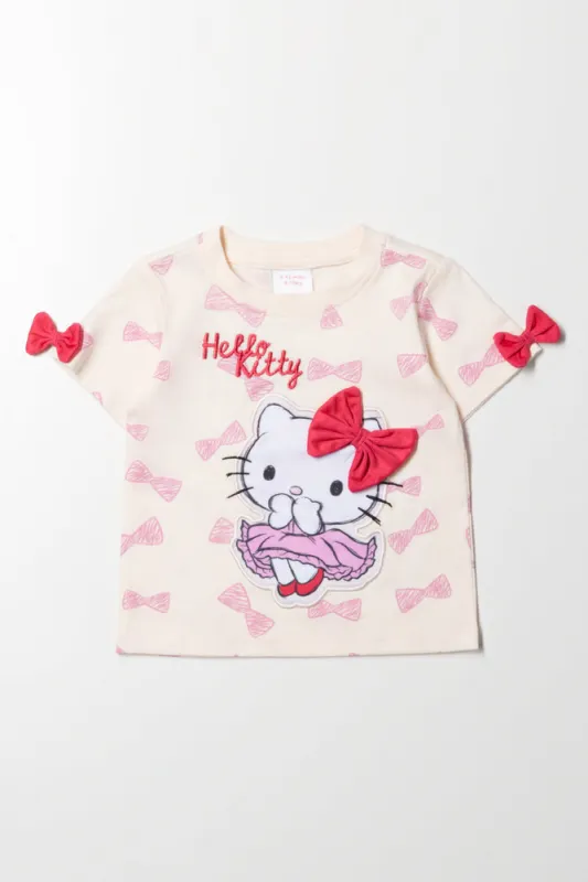 Hello Kitty T-Shirt Light Pink sold by Ackermas