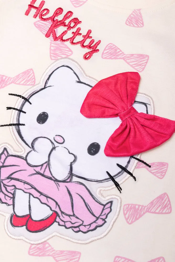 Hello Kitty T-Shirt Light Pink sold by Ackermas product image thumbnail 2