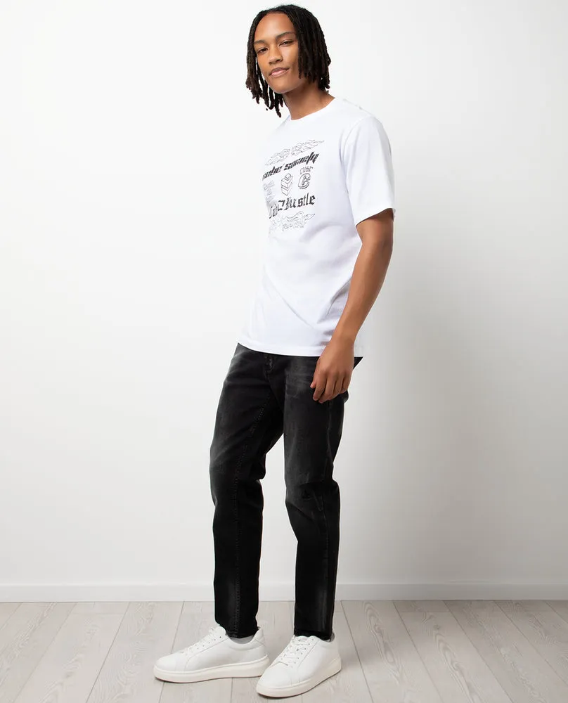 Graphic T-Shirt White sold by Ackermas product image thumbnail 2