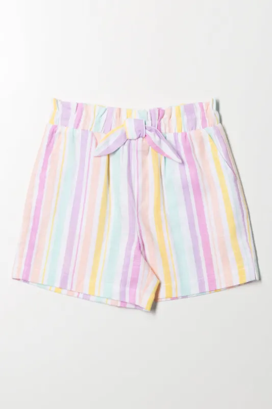 Linen Woven Shorts Multi sold by Ackermas