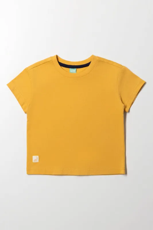 Short Sleeve T-Shirt Yellow sold by Ackermas