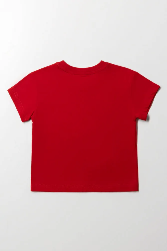 Short Sleeve T-Shirt Red sold by Ackermas product image thumbnail 3