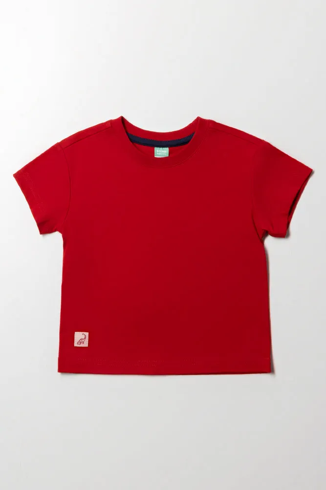Short Sleeve T-Shirt Red sold by Ackermas