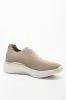 Knit Trainer With Metal Trim Natural sold by Ackermas