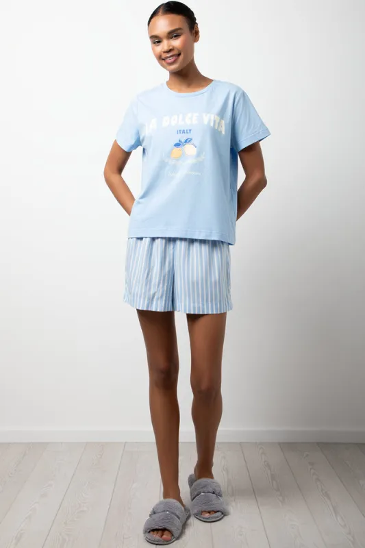 La Dolce Vita Pyjamas Blue sold by Ackermas