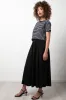 Stripe Crew Neck Short Sleeve T-Shirt Black And White sold by Ackermas