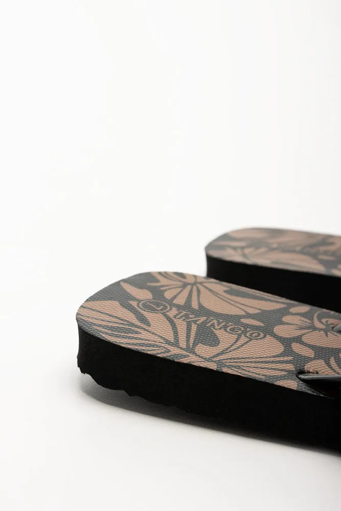 Printed Flip Flops Black sold by Ackermas product image thumbnail 4