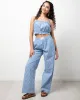 Stripe Pull On Pants Blue sold by Ackermas