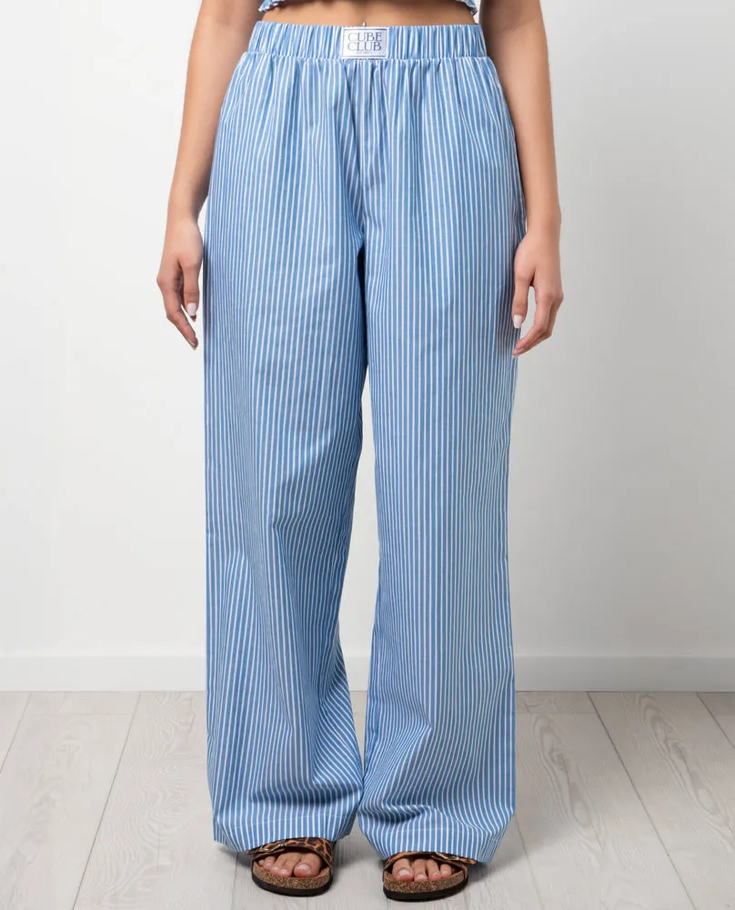 Stripe Pull On Pants Blue sold by Ackermas product image thumbnail 2