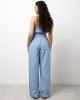 Stripe Pull On Pants Blue sold by Ackermas