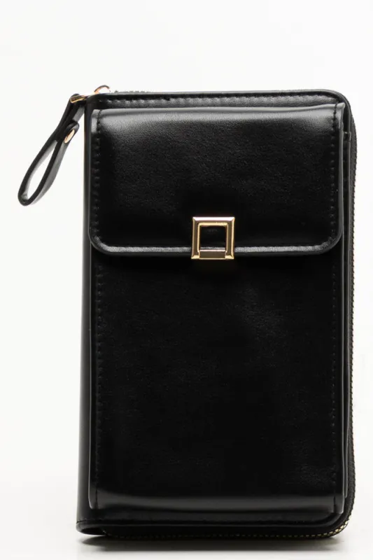 Multi Pocket Cellphone Bag Black sold by Ackermas