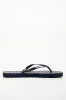 Polka Dot Flip Flops Navy sold by Ackermas