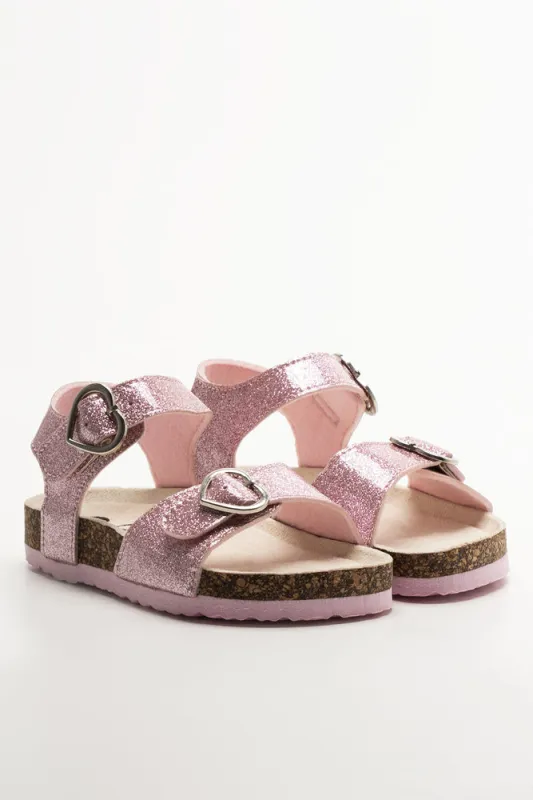 Glitter Sandals Pink sold by Ackermas