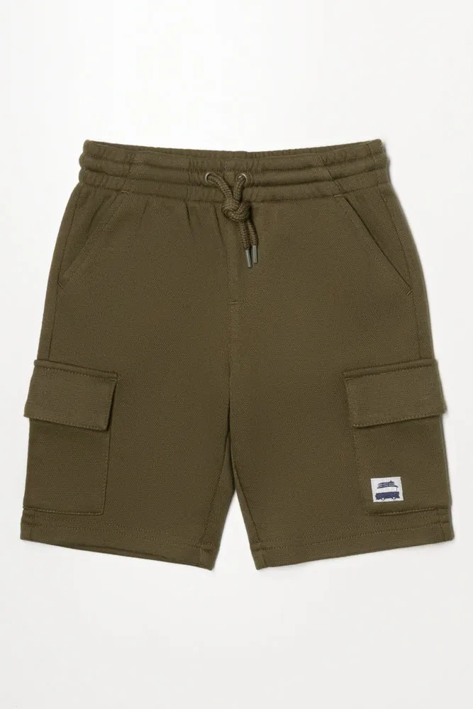 Cargo Shorts Green sold by Ackermas