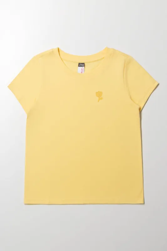 Short Sleeve T-Shirt Yellow sold by Ackermas