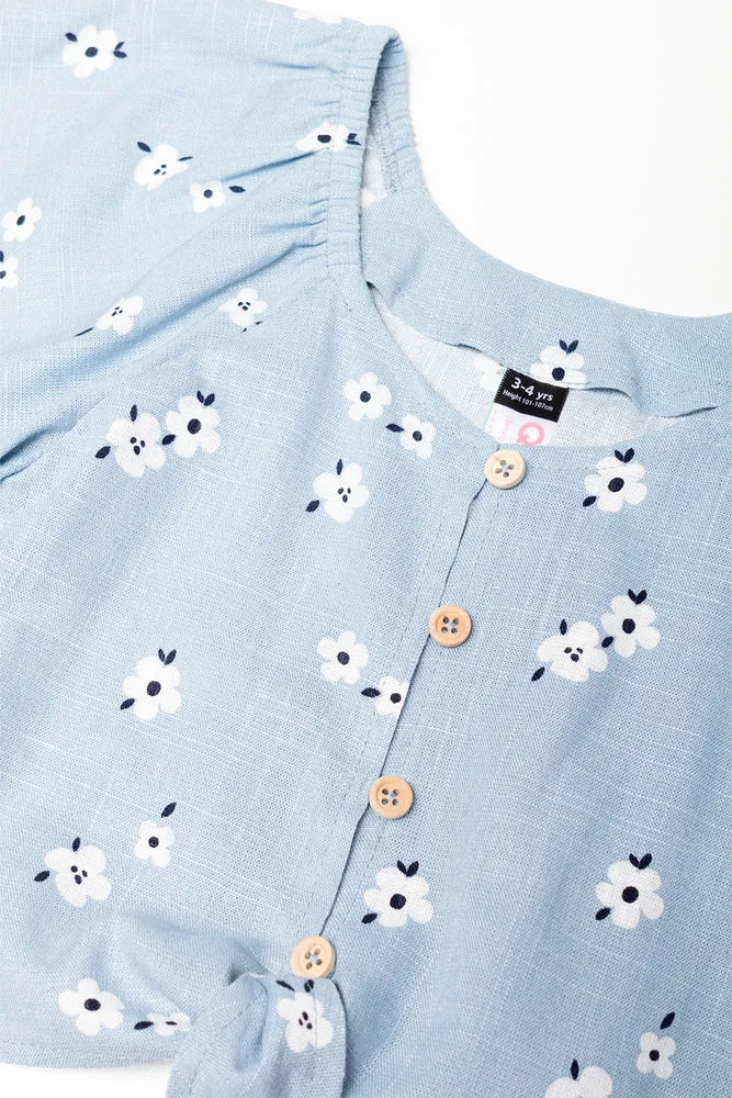 Front Tie Top Blue sold by Ackermas product image thumbnail 2