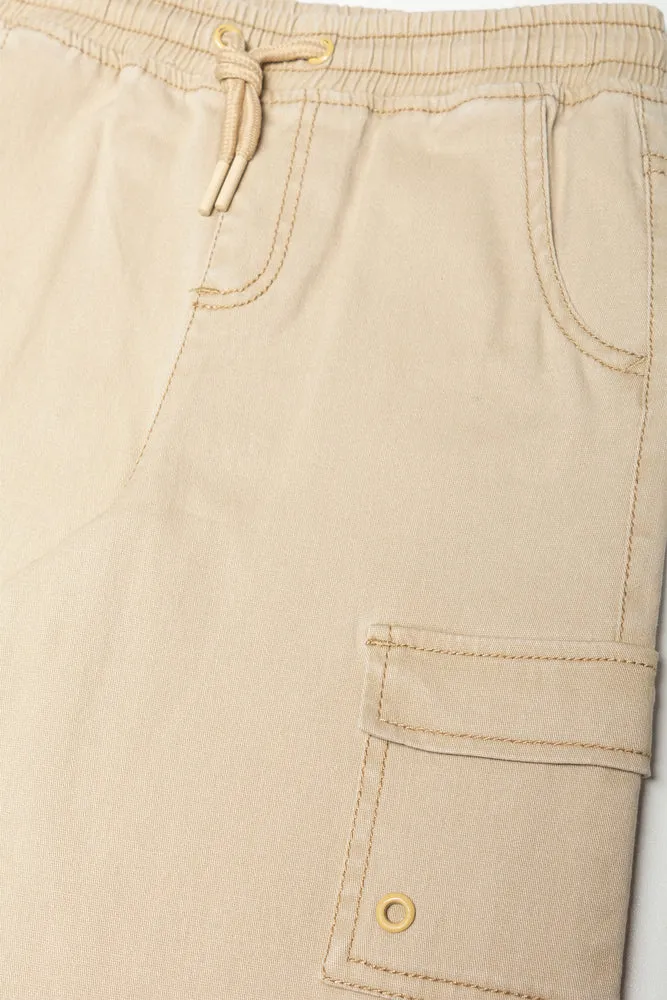 Cargo Joggers Natural sold by Ackermas product image thumbnail 2