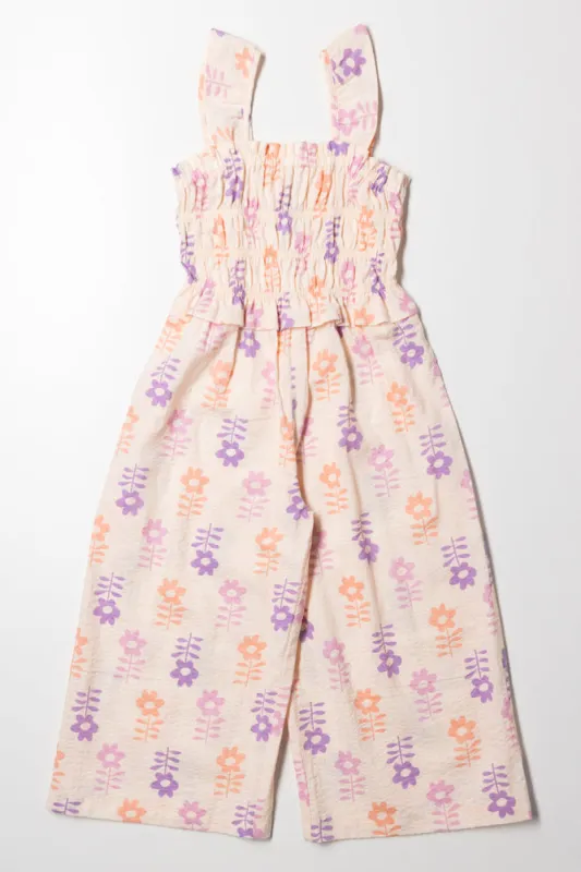 Floral Jumpsuit Light Pink sold by Ackermas