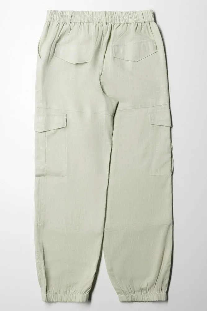 Cargo Pants Light Green sold by Ackermas product image thumbnail 4