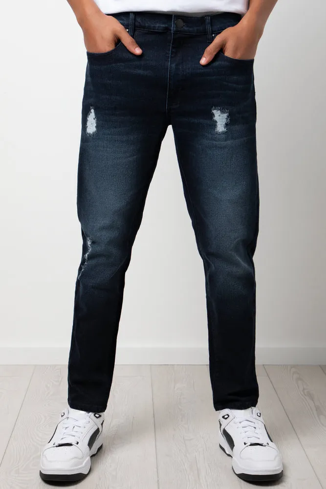 Ripped Skinny Denim Jeans Blue sold by Ackermas product image thumbnail 2