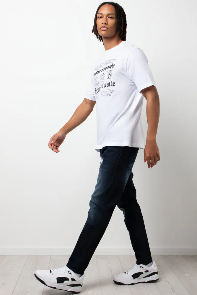 Ripped Skinny Denim Jeans Blue sold by Ackermas product image thumbnail 3