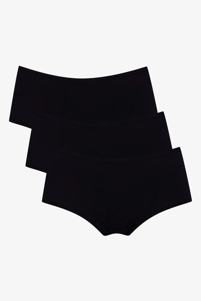 3 Pack Boyleg Panties Black sold by Ackermas product image thumbnail 2