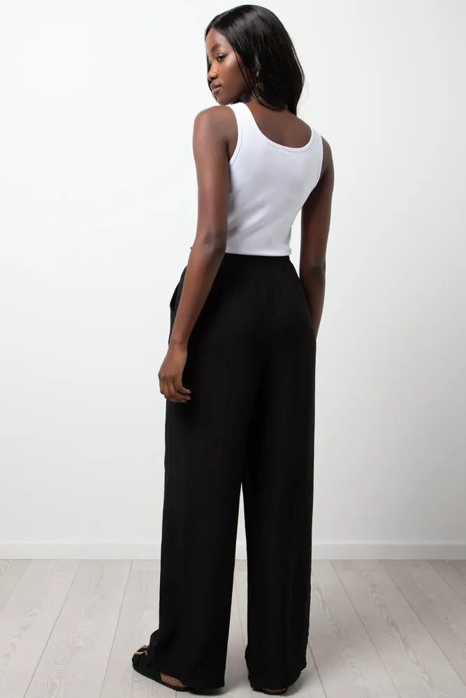 Crinkle Pants Black sold by Ackermas product image thumbnail 4