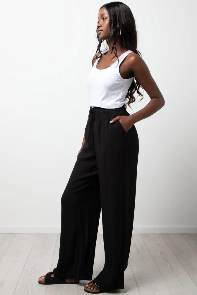 Crinkle Pants Black sold by Ackermas product image thumbnail 3