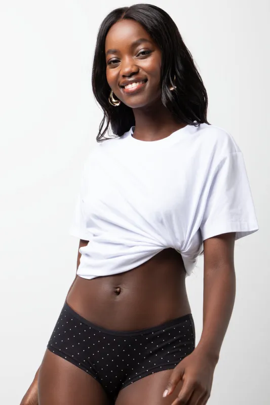 3 Pack Boyleg Panties Black, White And Grey sold by Ackermas
