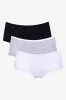 3 Pack Boyleg Panties Black, White And Grey sold by Ackermas