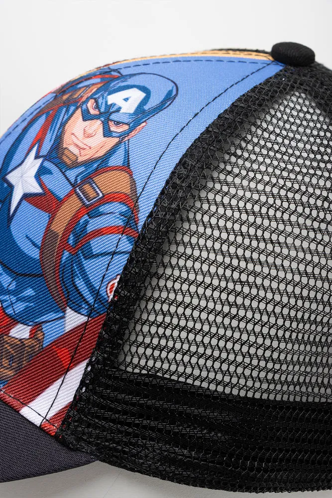 Avengers Peack Cap Black sold by Ackermas product image thumbnail 4