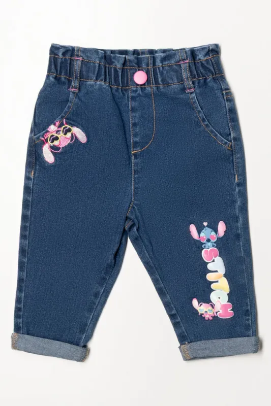 Lilo And Stitch Denim Jeans Blue sold by Ackermas
