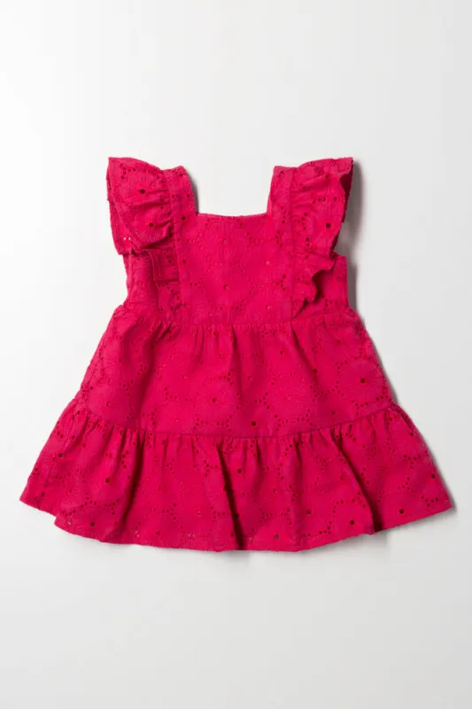 Anglaise Dress Pink sold by Ackermas