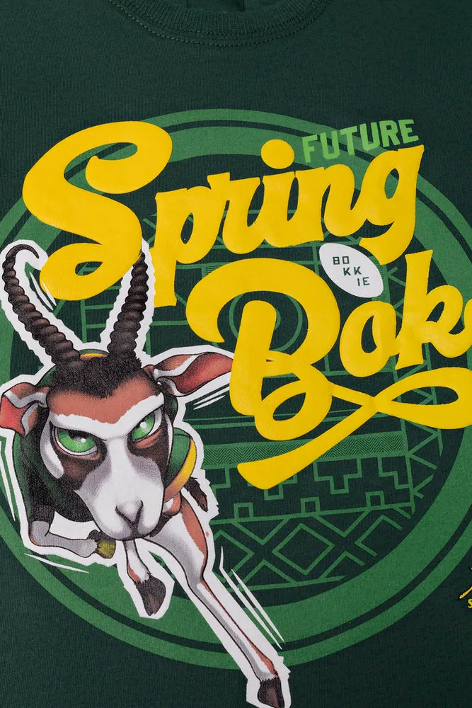 Bokkie Short Sleeve T-Shirt Dark Green sold by Ackermas product image thumbnail 2