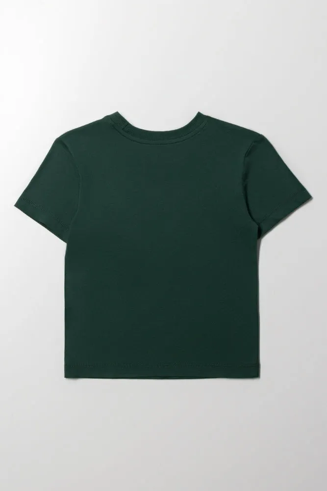 Bokkie Short Sleeve T-Shirt Dark Green sold by Ackermas product image thumbnail 3