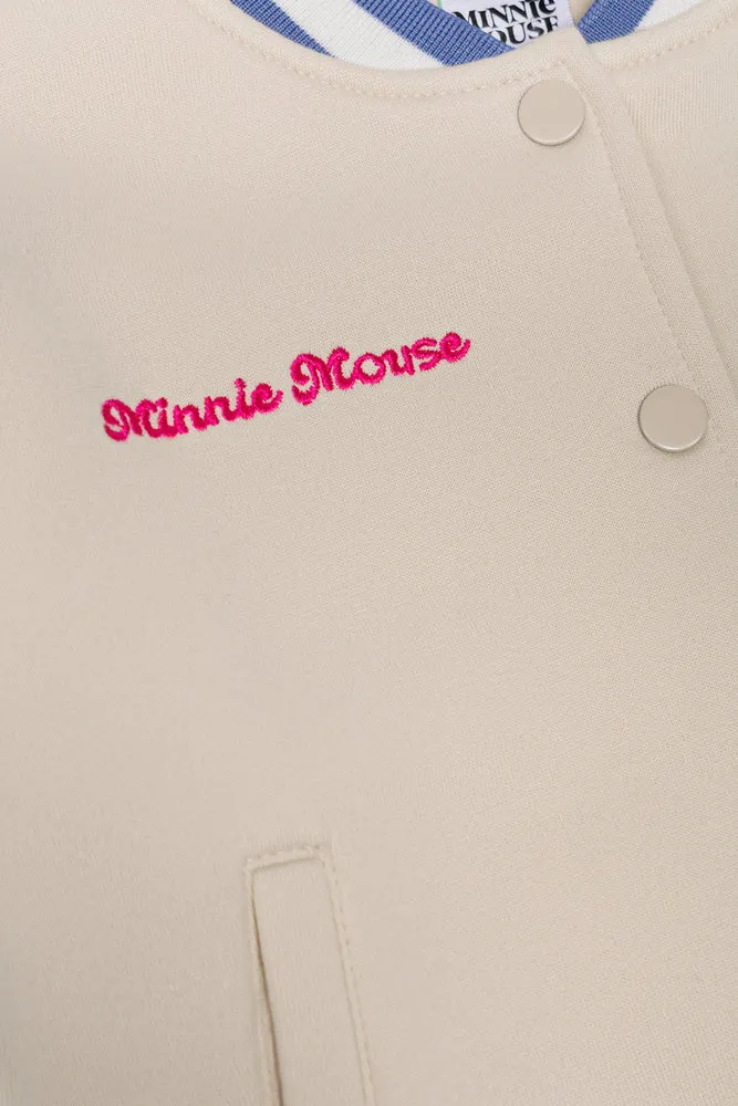 Minnie Baseball Jacket Stone sold by Ackermas product image thumbnail 3