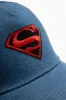 Superman Embroidered Peak Cap Blue sold by Ackermas