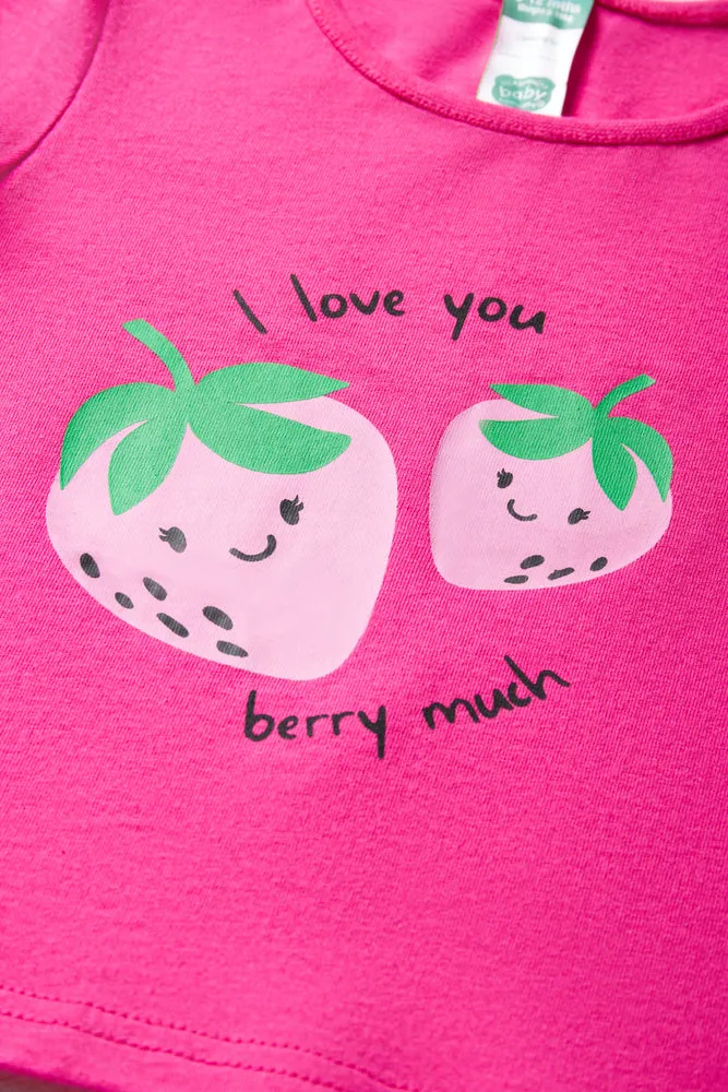 2 Pack Stripe Short Sleeve T-Shirts Pink sold by Ackermas product image thumbnail 2