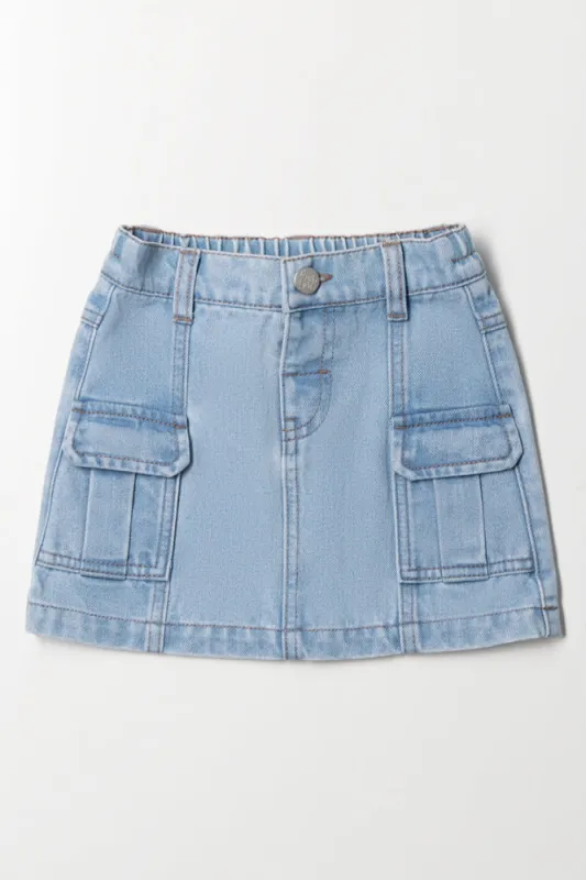 Utility Denim Skirt sold by Ackermas