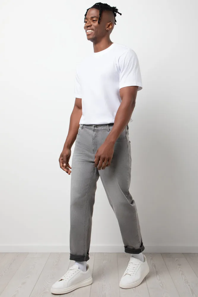 Straight Leg Denim Jeans Grey sold by Ackermas product image thumbnail 3