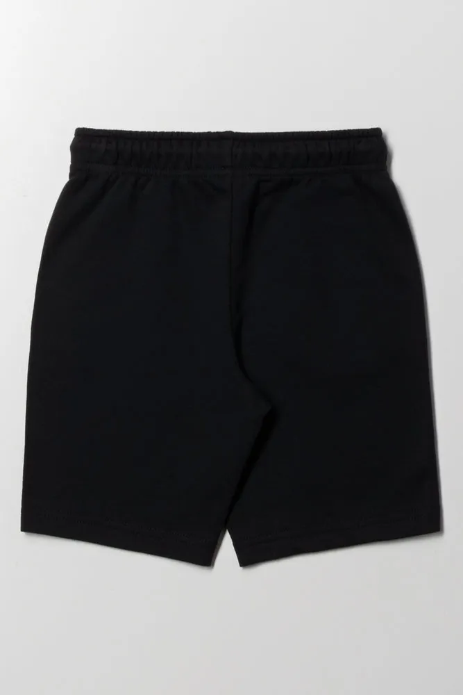 Basic Knit Shorts Black sold by Ackermas product image thumbnail 3