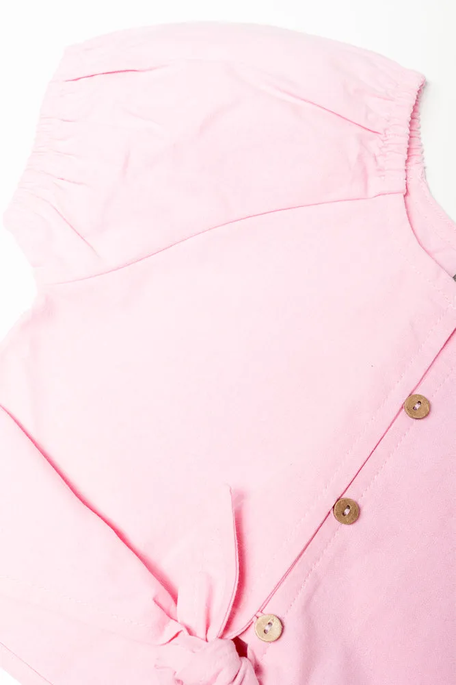 Front Tie Top Pink sold by Ackermas product image thumbnail 2