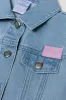 Frozen Denim Jacket Light Blue sold by Ackermas