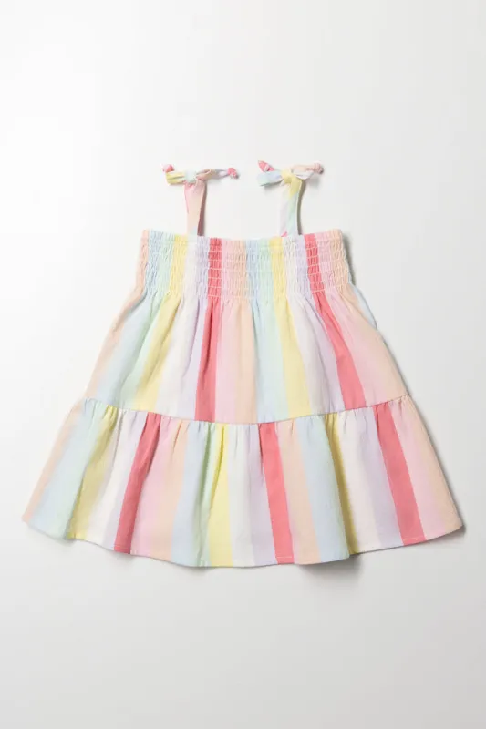 Strappy Tiered Dress Multi sold by Ackermas