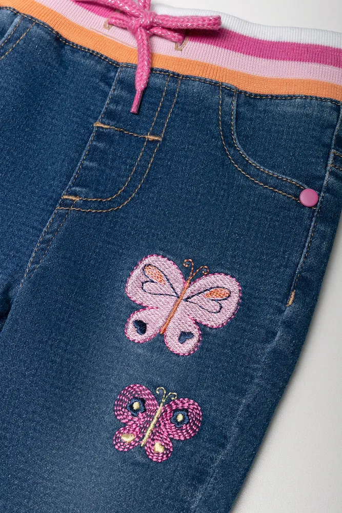 Knit Denim Trouser sold by Ackermas product image thumbnail 2