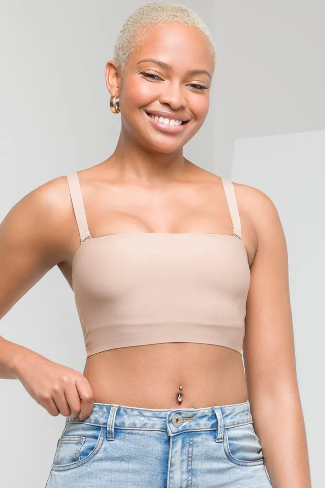 Bonded Bandeau Warm Taupe sold by Ackermas