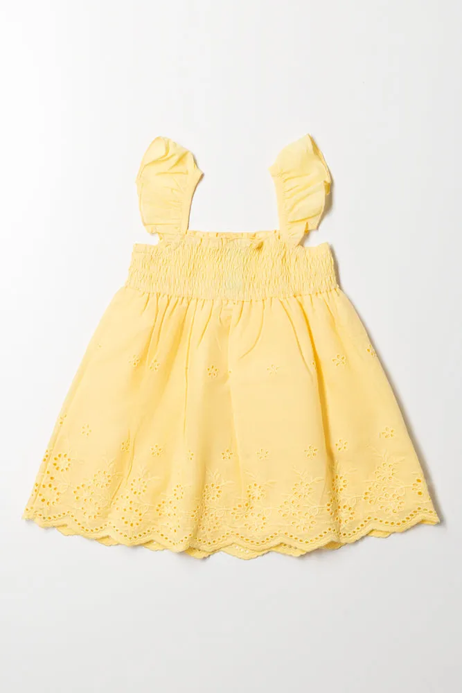 Anglaise Button Down Dress Yellow sold by Ackermas product image thumbnail 3