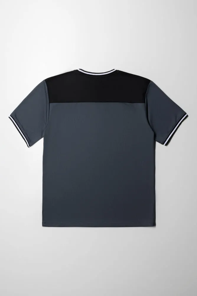 Basketball Tee Charcoal sold by Ackermas product image thumbnail 3