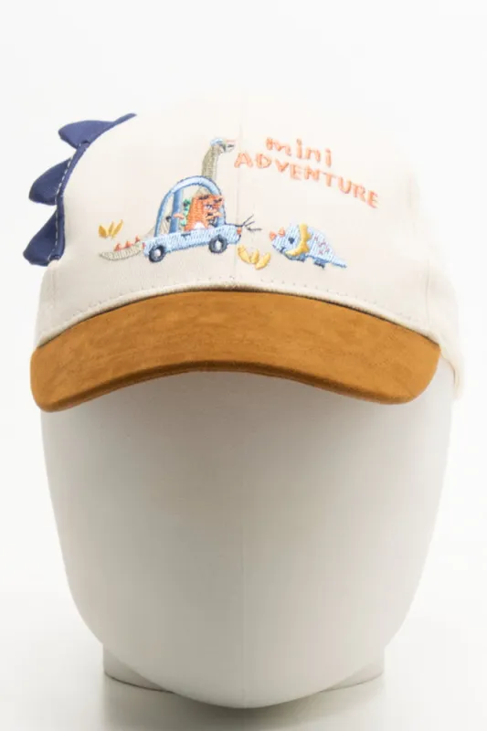 Dinosaur Peak Cap Natural sold by Ackermas